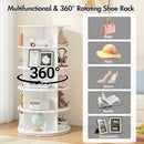 Advwin 5 Tier Rotating Shoe Rack Tower 360° Revolving Rack