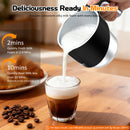 Advwin Electric Milk Frother 4 in 1 Hot Cold Foam Maker