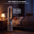 Advwin 2-in-1 Bladeless Tower Fan Heater