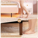 Advwin LED Floating Bed Frame w/ Adjustable Headboard King Single