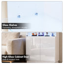 Advwin LED Glass Display Cabinet w/ Motion Sensor