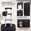 Advwin 20"+14" Hardshell Luggage Set with Power Bank Pocket