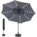 Advwin 3m Solar Patio Umbrella with Base