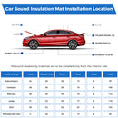 Advwin 80mil Car Sound Deadening Mat 36sqft Butyl