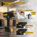 Advwin Electric Car Jack Kit w/ Impact Wrench LED