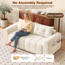 Advwin 2 Seater Modular Sofa w/ Chenille Fabric 170cm