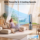 Advwin 2-in-1 Bladeless Tower Fan Heater