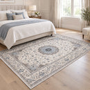 Advwin Large Vintage Thick Floor Rug Sage Green