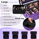 Advwin 15" Portable Makeup Case with LED Light Mirror