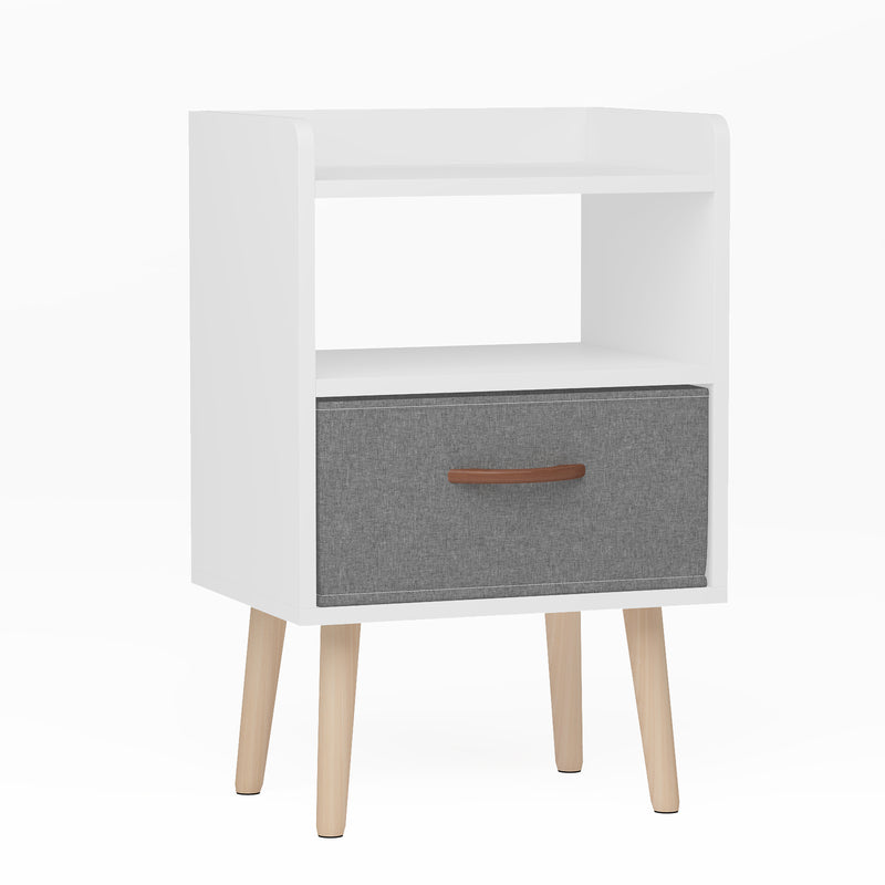 Advwin Bedside Table Fabric Drawer Side Tables(Pre_Order)