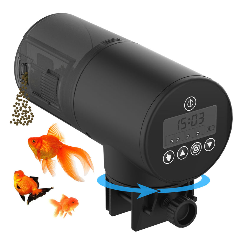 Advwin Automatic Fish Feeder Timer USB Rechargeable