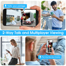 Advwin Solar Security Outdoor Camera IP66 Waterproof