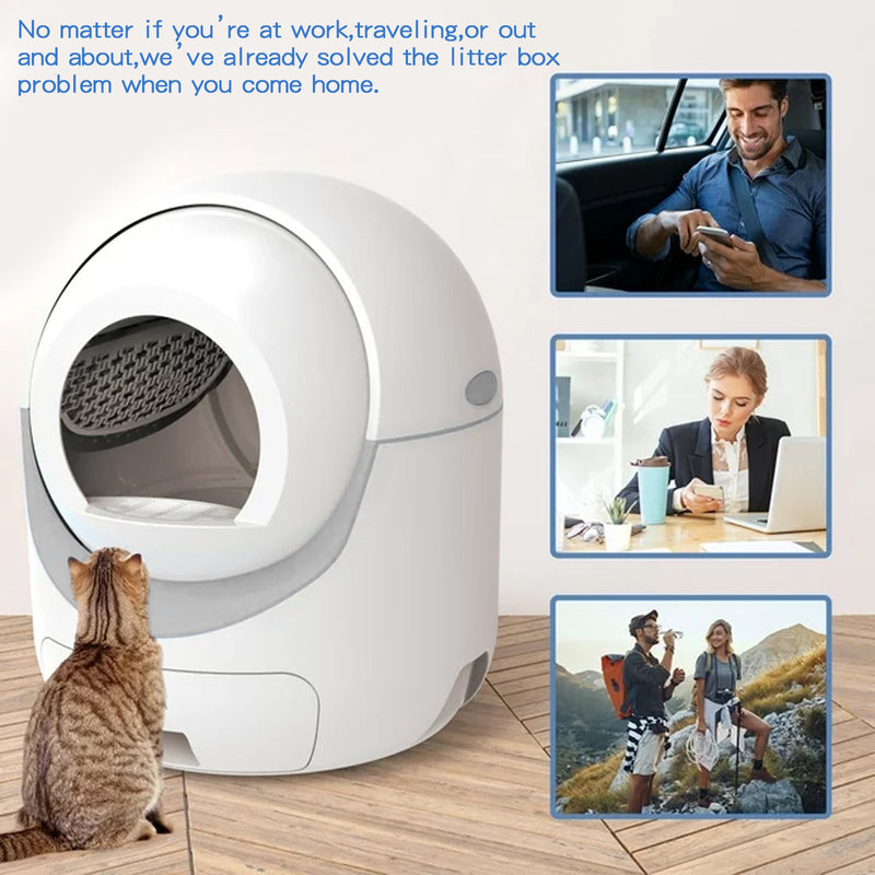 Advwin Self Cleaning Smart Cat Litter Box1
