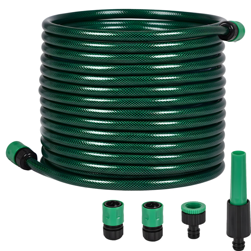 Advwin Garden Hose 30m/100FT Water Hose with Nozzle