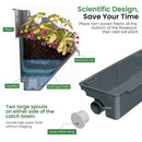 Advwin Wall Mounted Planter 18 Pots w/ Drip Irrigation Hose