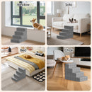 Advwin 4-Step Pet Stairs with Removable Washable Cover