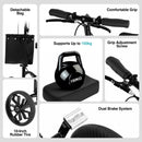Advwin Knee Walker Scooter with 10" Rubber Tires