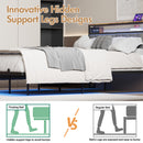 Advwin Queen Floating Bed Frame with LED Lights