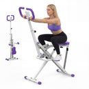 Advwin Foldable Squat Machine with Handles & Bands