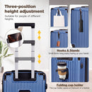 Advwin 20"+14" Hardshell Luggage Set with Power Bank Pocket