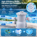 Advwin Steel Frame Above Ground Pool w/ Filter Pump