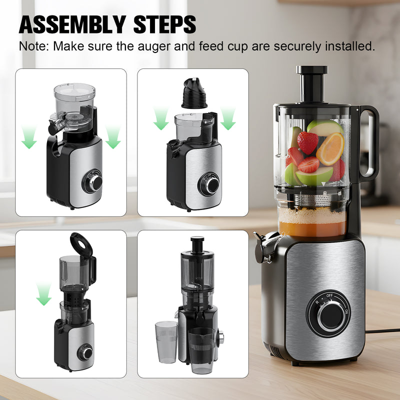 Advwin 3-IN-1 Wide Chute Juicer 122MM