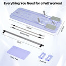 Advwin Foldable Pilates Reformer Board w/Back Storage