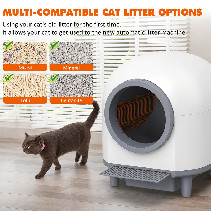 Advwin 88L Automatic Cat Litter Box Self Cleaning