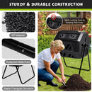Advwin Garden Composting Bin Dual Chamber 160L