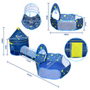 Advwin 3 in 1 Pop-Up Kids Play Tent with Baby Crawl