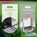 Advwin Large Metal Rabbit/Bunny Cage w/ Slide-Out Tray