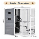 Advwin 4-Tier Outdoor Cat Enclosure