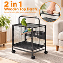 Advwin 71cm Small Bird Cage with 2-in-1 Handle