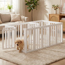 Advwin Pet Playpen with 2 Doors for Small Dogs