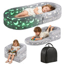 Advwin 3-in-1 Convertible Toddler Travel Sofa Bed