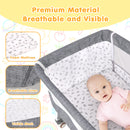 Advwin 3 in 1 Baby Bassinet 6 Height Adjustable