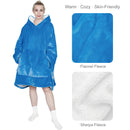 Advwin Oversized Sherpa Wearable Blanket Hoodie Adult