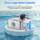 Advwin 7L Wireless Cat Water Fountain Stainless Steel