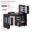 Advwin Manicure Table w/ Dust Collector LED Light