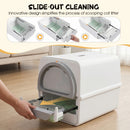 Advwin Semi-Automatic Self-Cleaning Cat Litter Box