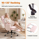 Advwin Office Armchair with Adjustable Arms & Footrest