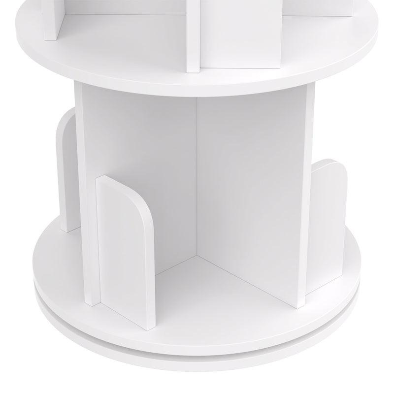Advwin 3-Tier Rotating 360° Bookshelf Organizer