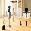 Advwin 5-in-1 Hand Immersion Blender with 2 Speeds & Pulse