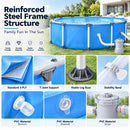 Advwin Steel Frame Pool w/ Filter Pump 305x305x76cm