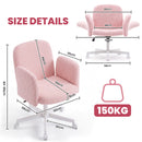 Advwin Cross-Legged Desk Chair with Adjustable Arms