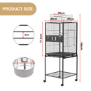 Advwin Bird Cage 146CM Open Top 2 Perches Aviary