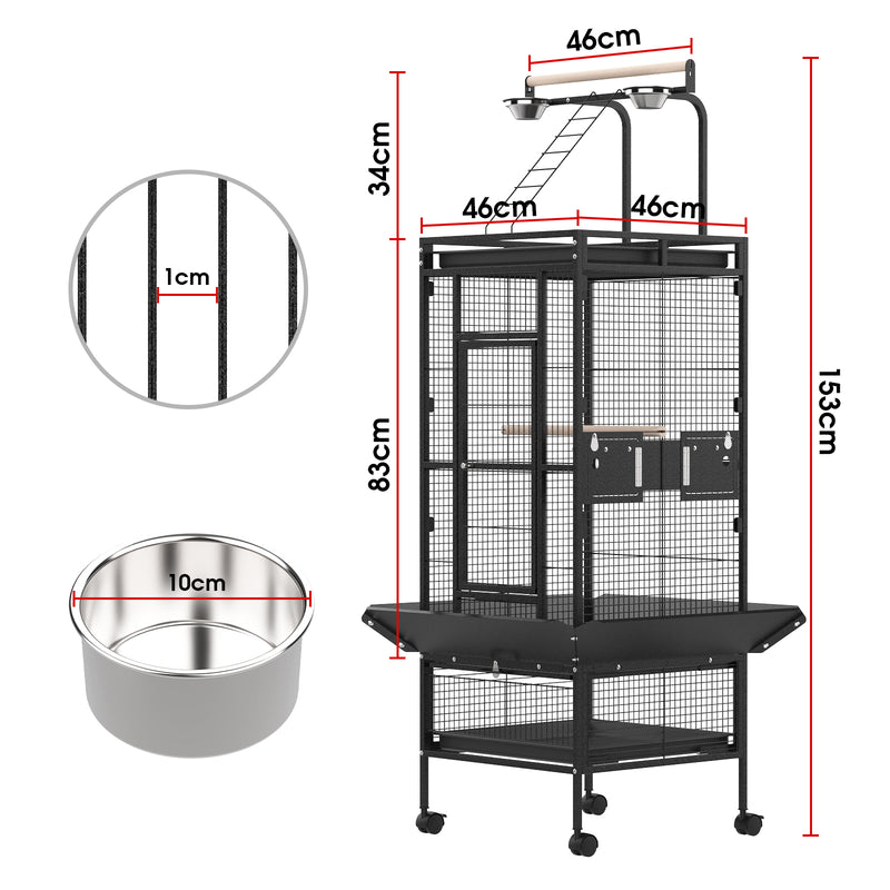 Advwin Bird Cage 153CM 2 Perches Aviary