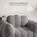 Advwin Bean Bag Chair Sofa w/ Armrests & Handle