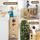 Advwin 3-in-1 Toddler Kitchen Step Stool Foldable