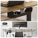 Advwin Electric Standing Desk Height Adjustable 100cm Walnut